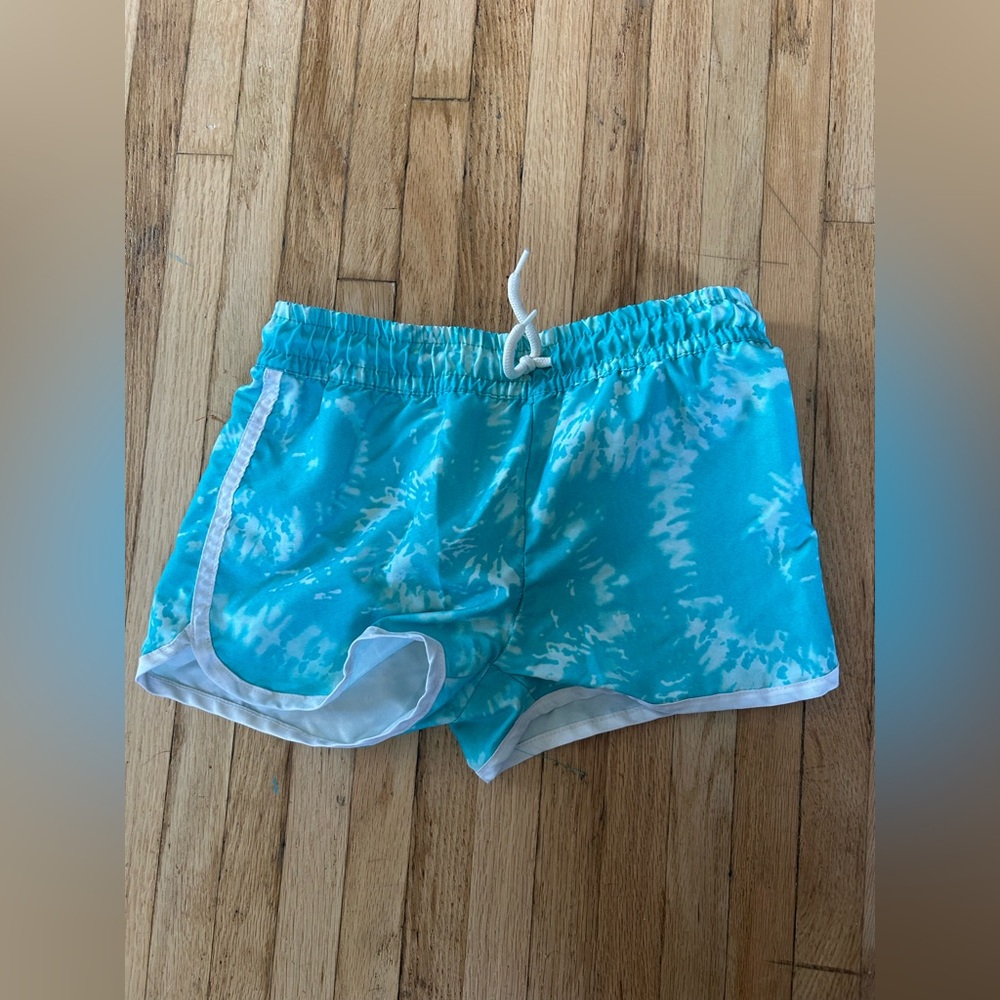 George Turquoise Tie-Dye Shorts